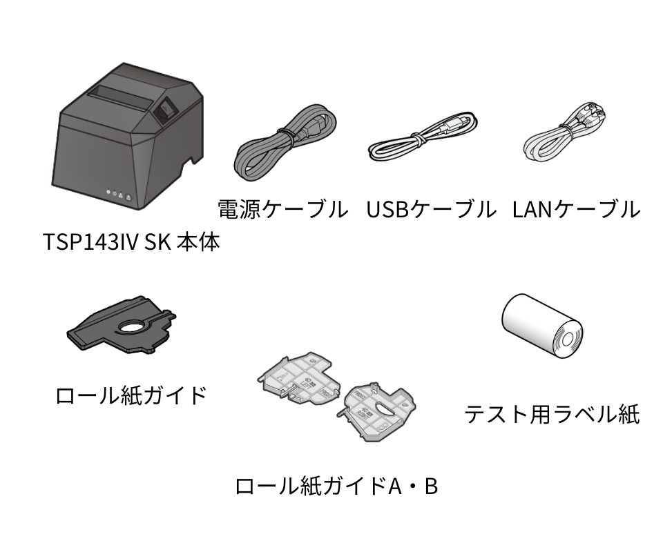 ２週間レンタル　TSP143IV UE SK　(ラベルプリンタ―)