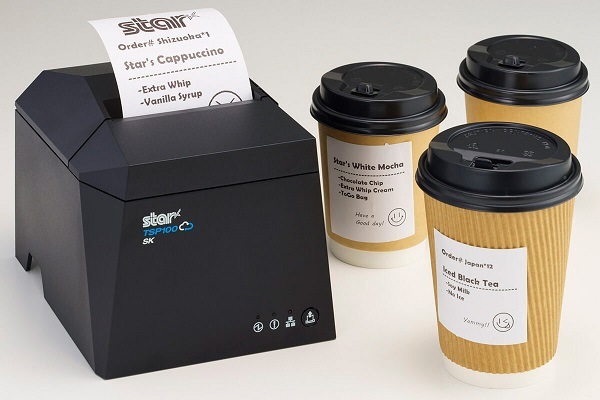 TSP143IV-UEWB SK　グレー【ラベルプリンタ―】