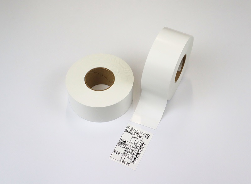 【定期購入】強粘着ライナレスラベル用紙 40×100D　24巻セット