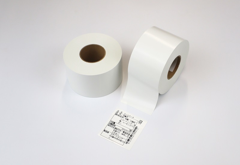 【定期購入】強粘着ライナレスラベル用紙 58×100D　24巻セット