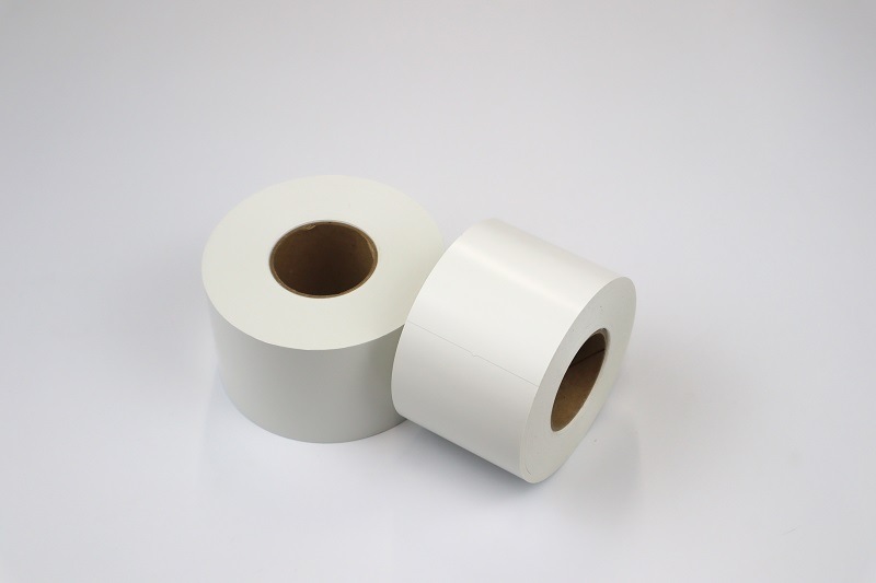 【定期購入】強粘着ライナレスラベル用紙 58×100D　12巻セット