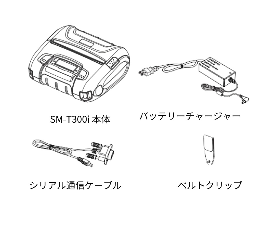 １週間レンタル　SM-T400I2　モバイルプリンター