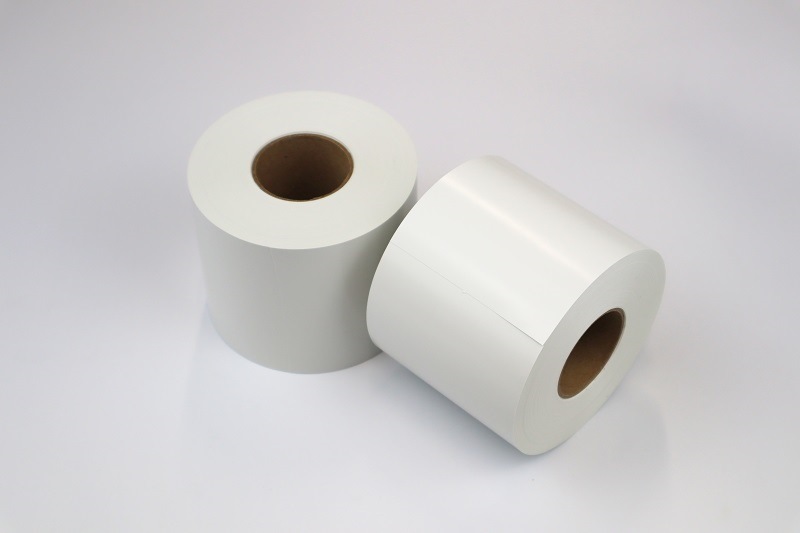 【mC-Label3専用：メーカー推奨品】　強粘着ライナレスラベル用紙 80×100D 【12巻～】