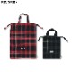 SMOOTHY WDS_SEA Check Drawstring Bag 2P set