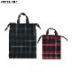 SMOOTHY WDS_SEA Check Drawstring Bag 2P set