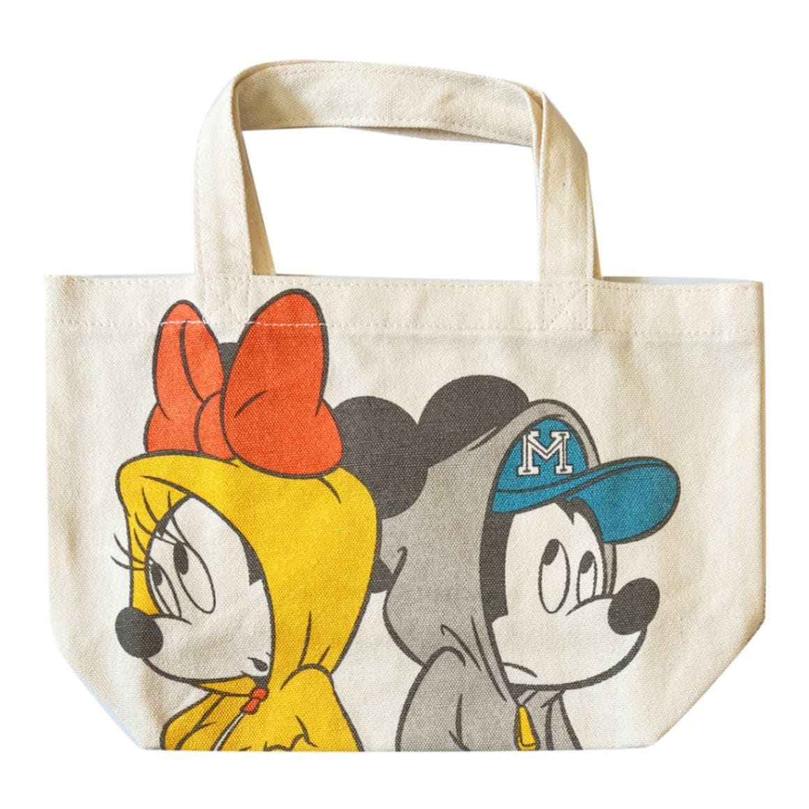 ディズニー マチ付きバッグ ミッキー＆ミニー パーカー