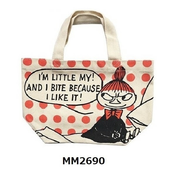 ムーミン マチ付バッグ ムーミン アイムリトルミイ