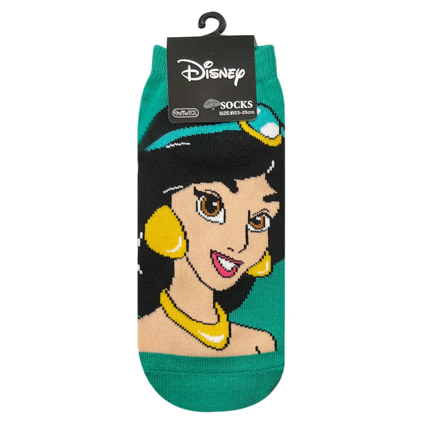 [公式] メーカー直営 ディズニー キャラックス（靴下） ジャスミン / GR 23~25cm