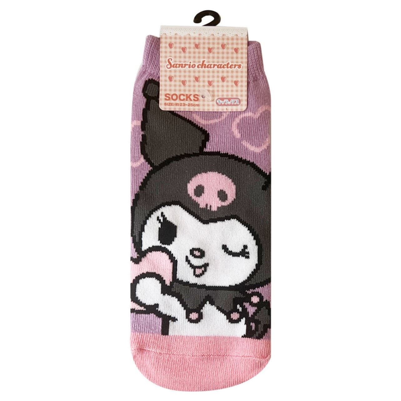 [公式] メーカー直営 サンリオ キャラックス（靴下）クロミ ハート  23~25cm