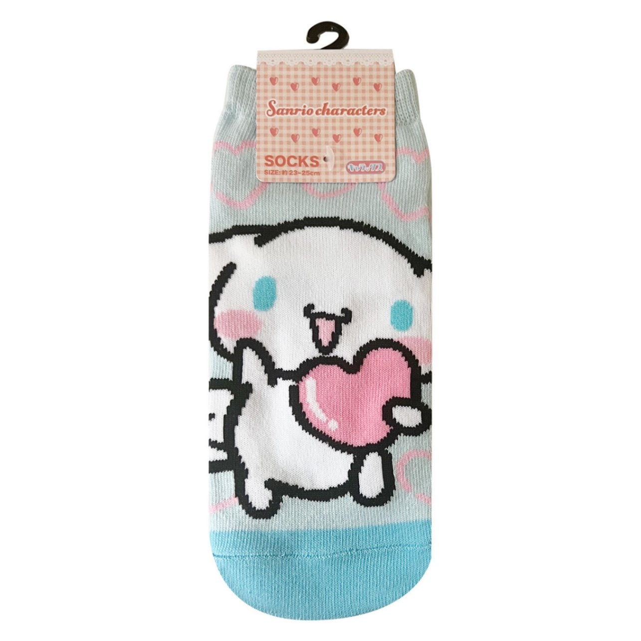 [公式] メーカー直営 サンリオ キャラックス（靴下）シナモロール ハート 23~25cm