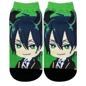 [公式] メーカー直営 ディズニー ツイステッドワンダーランド キャラックス（靴下）マレウス 23~25cm