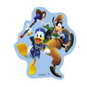 [公式] Disney ディズニー キャラクターステッカー キングダムハーツ ドナルド＆グーフィー|ディズニー|キャラクター