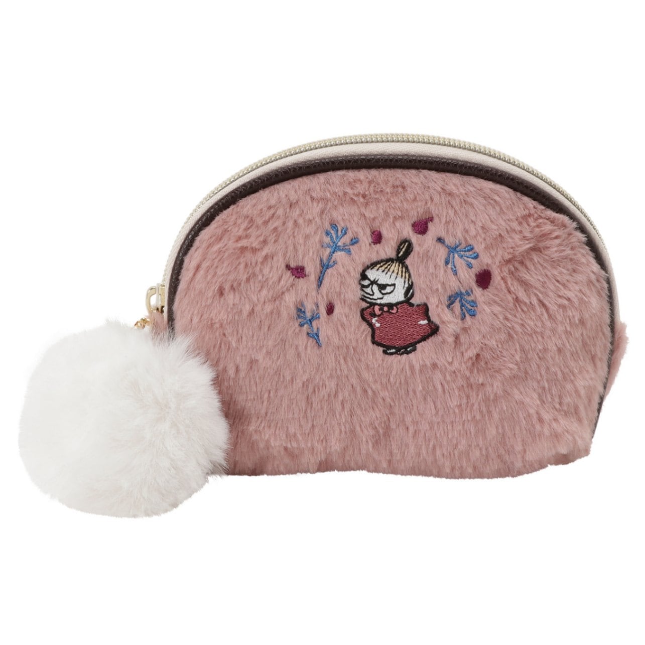 [公式]ムーミン ファーポーチ／リトルミイ　ピンクパープル