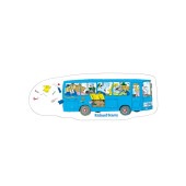 リチャード・スキャリー キャラクターステッカー あおいバス|リチャード・スキャリー|キャラクター