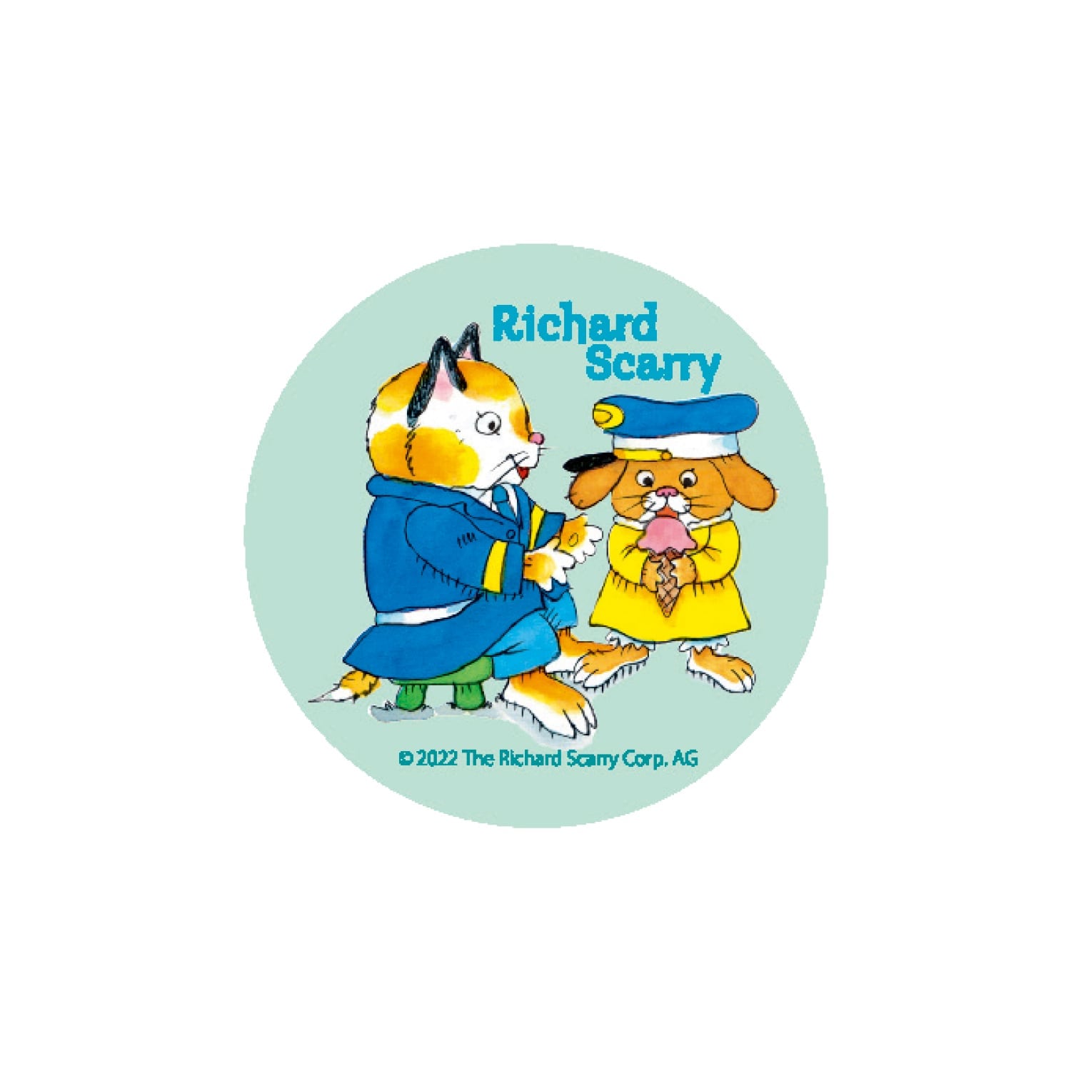 リチャード・スキャリー キャラクターステッカー おまわりさん