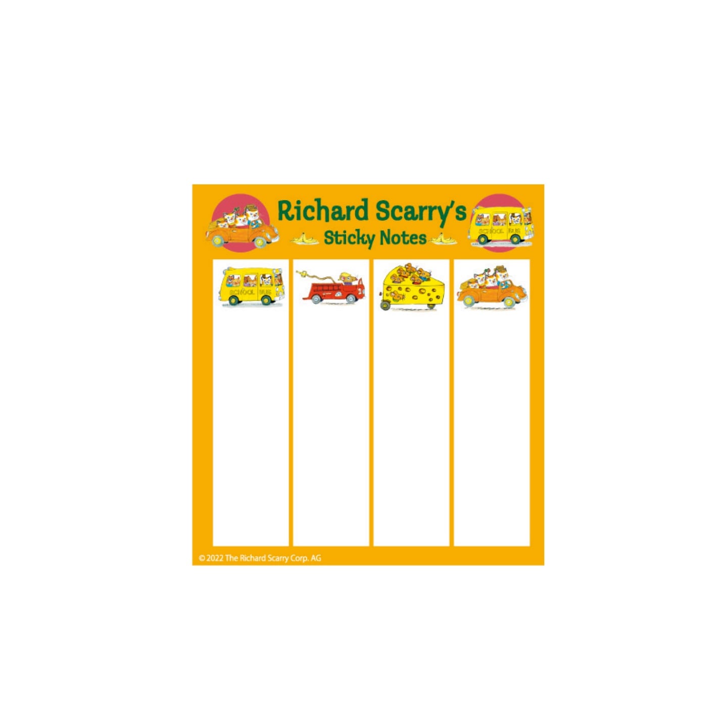 リチャード・スキャリー  スティック付箋 くるま