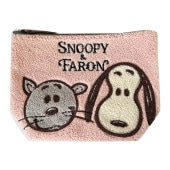 PEANUTS スヌーピー サガラ刺繍ポーチ ファーロン
