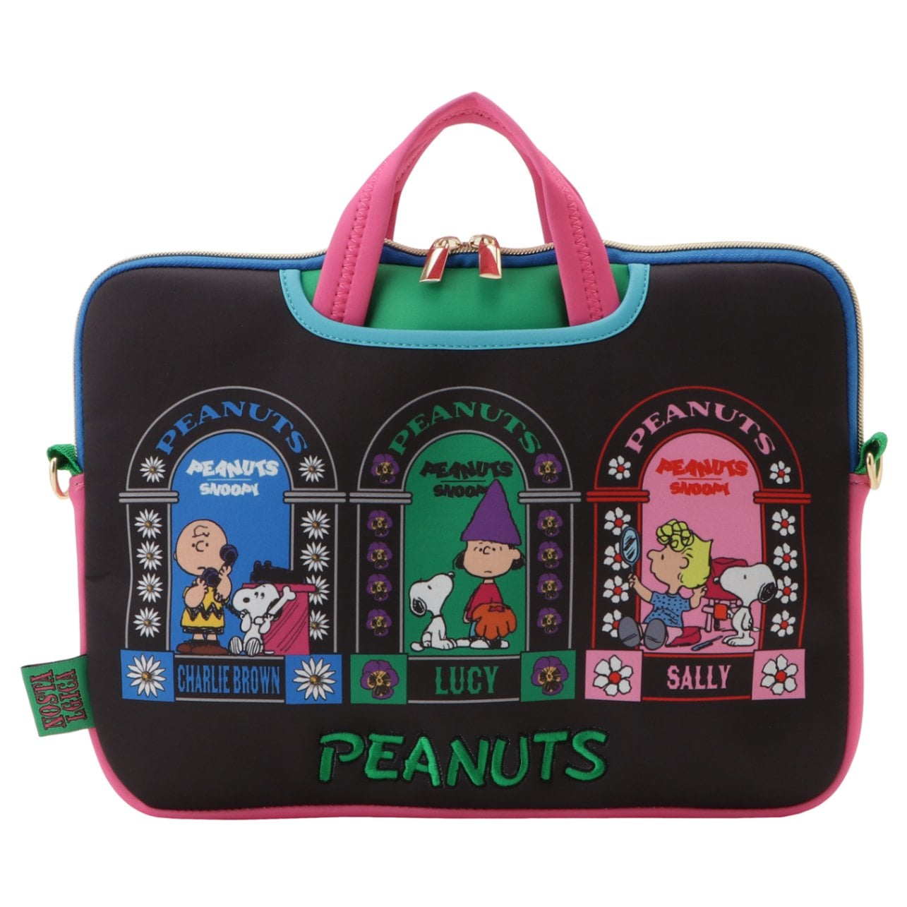 NOSTALGICA/PEANUTS ドキュメントポーチ スヌーピー＆フレンズ