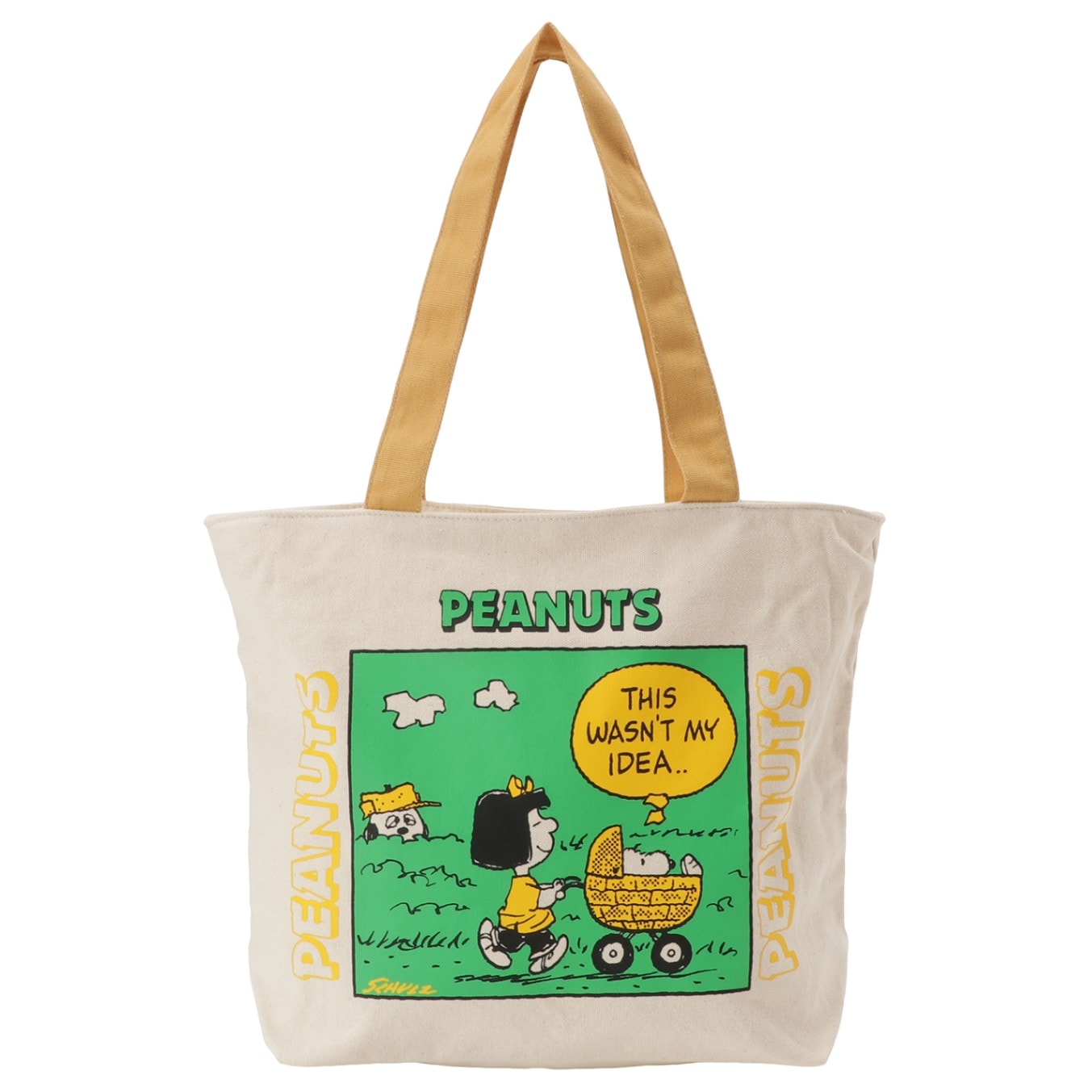 PEANUTS スヌーピー 横型トートバッグ カート