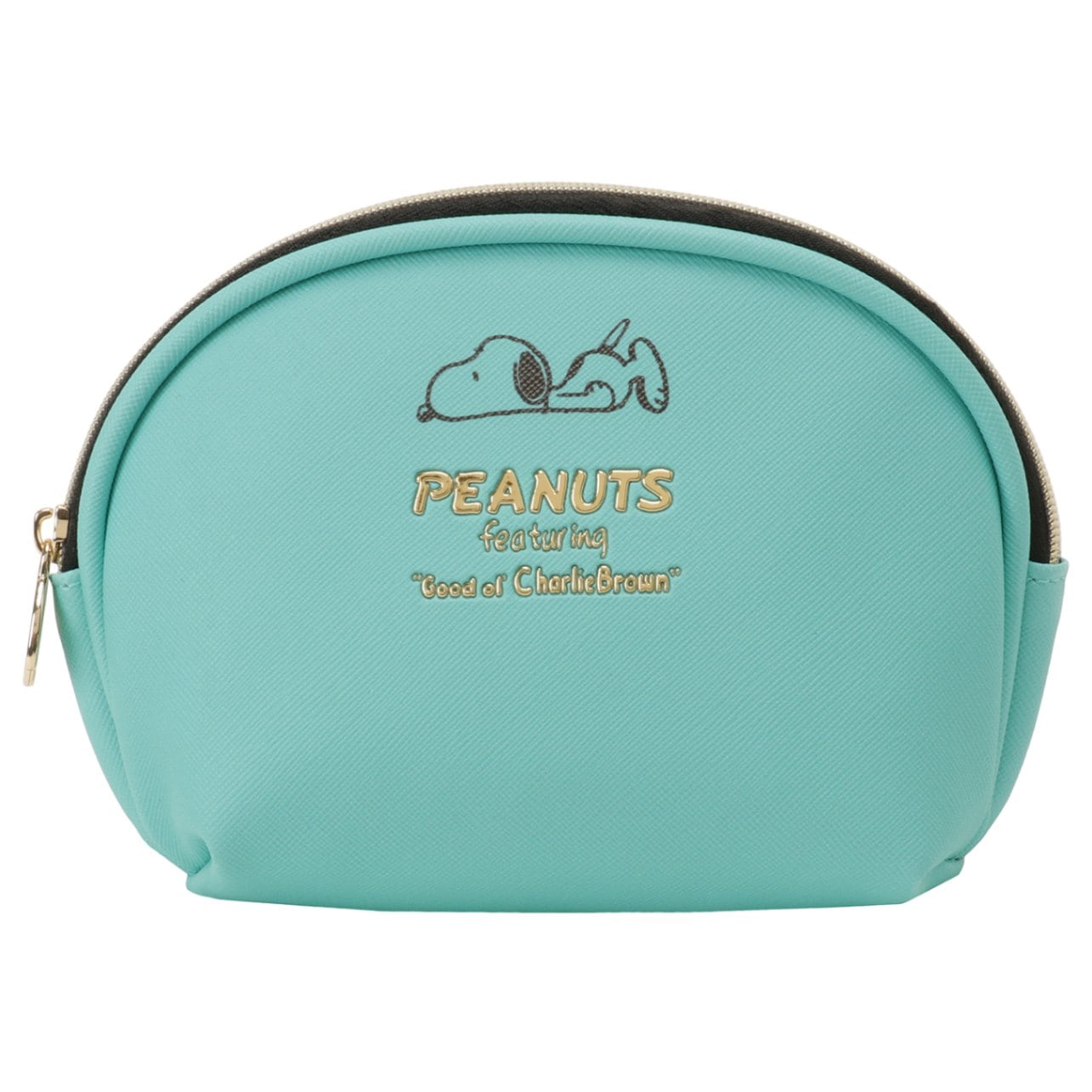 PEANUTS スヌーピー コスメティックシェルポーチ ごろんGR