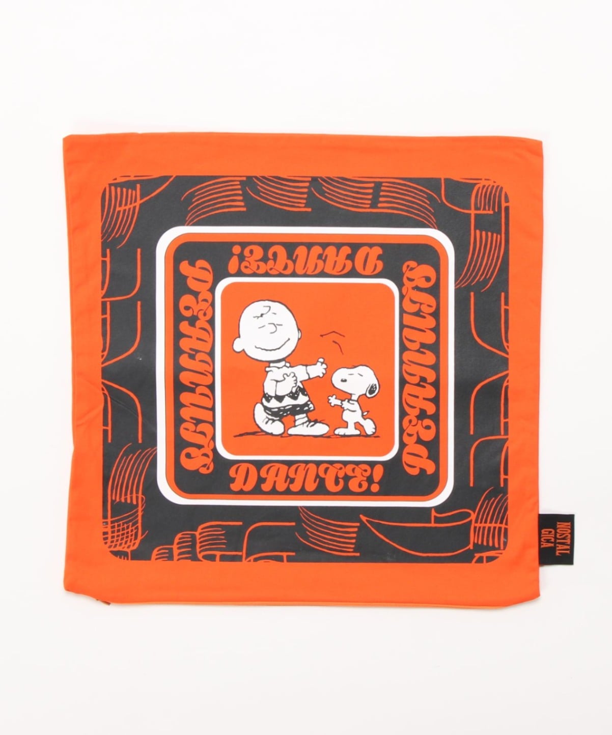 [公式]ノスタルジカ　PEANUTS スヌーピー クッションカバー オレンジ