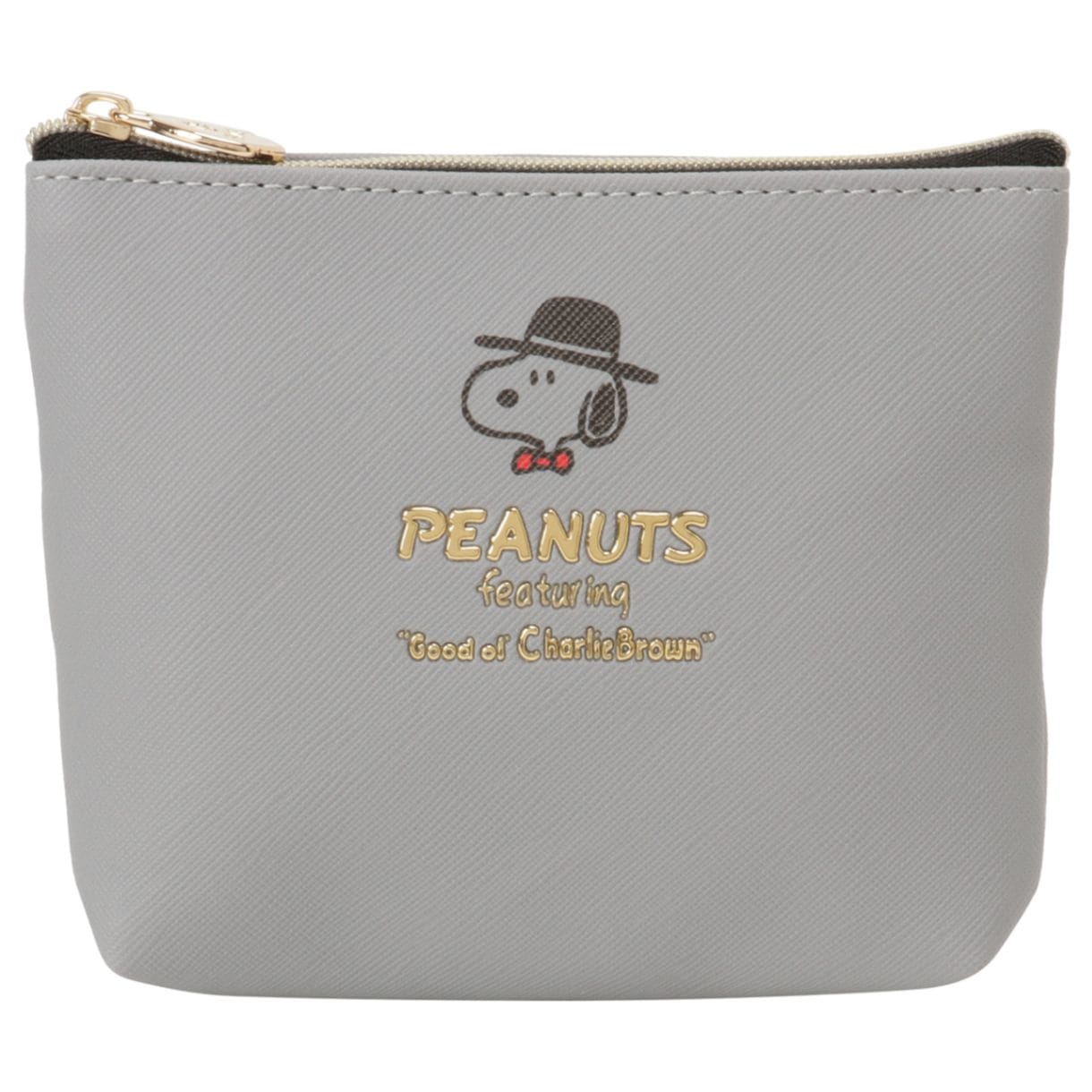 PEANUTS スヌーピー コスメティックティッシュポーチ ハットGY