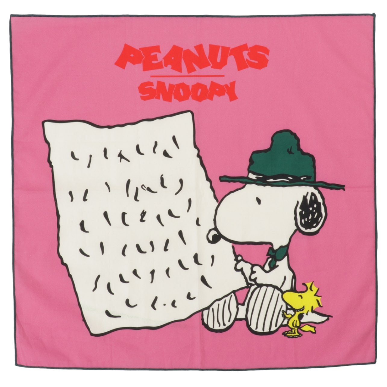 NOSTALGICA/PEANUTS スヌーピー バンダナ ピンク