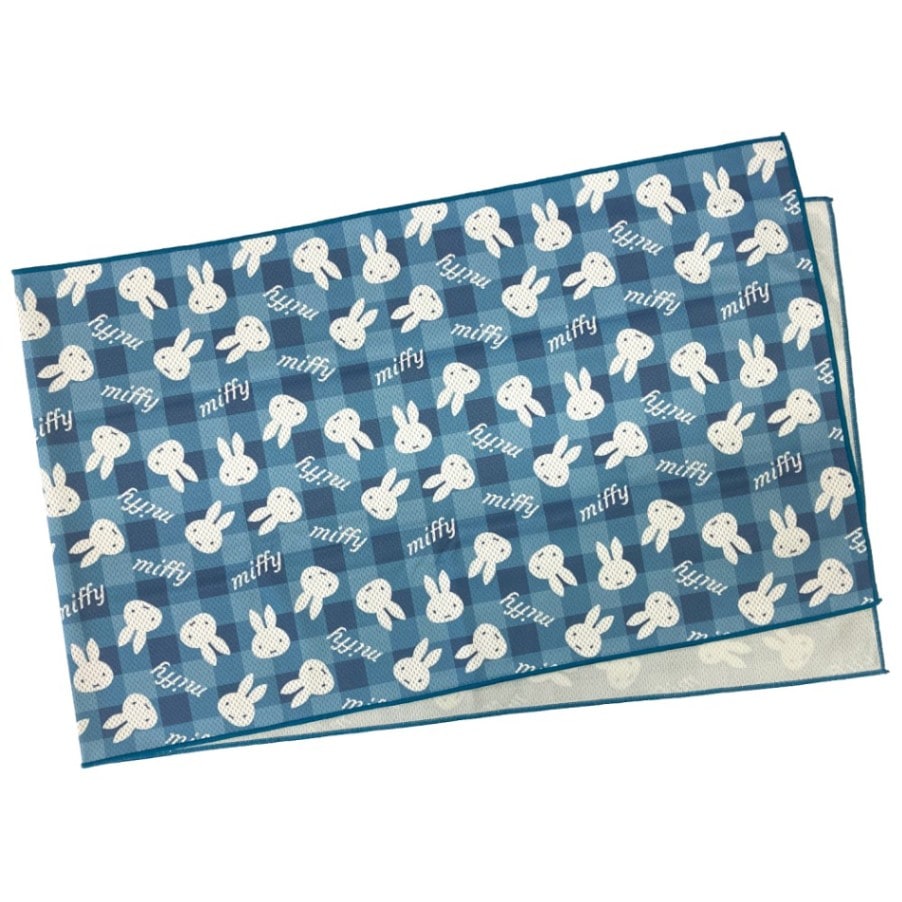 [公式]ディック・ブルーナ ミッフィー クールタオル ブルーチェック