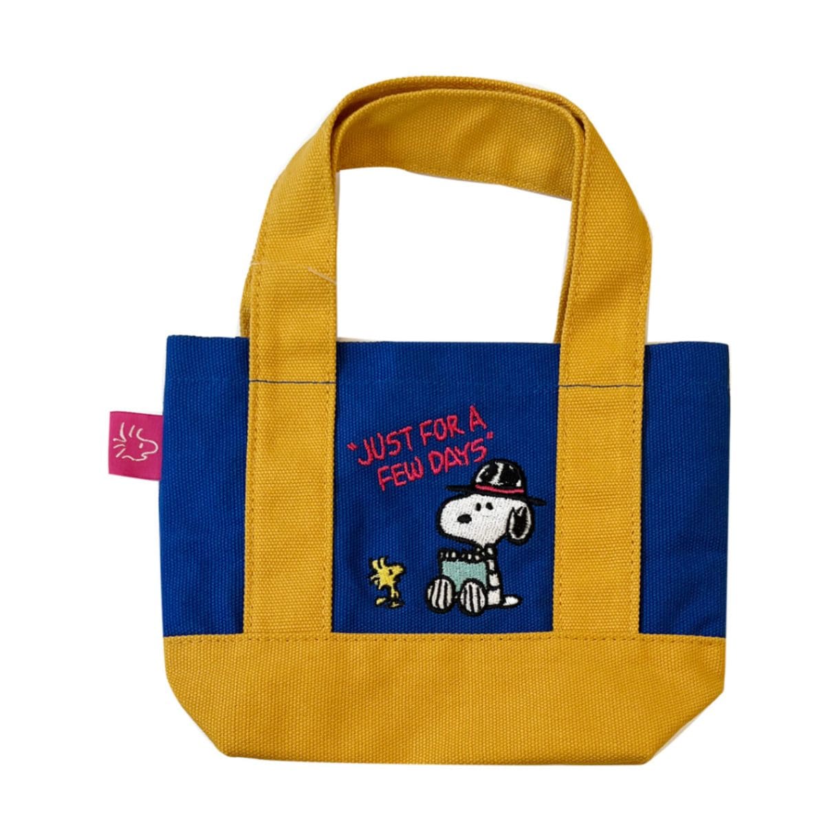 PEANUTS スヌーピー ポリエステル刺繍 ミニバッグ ハット