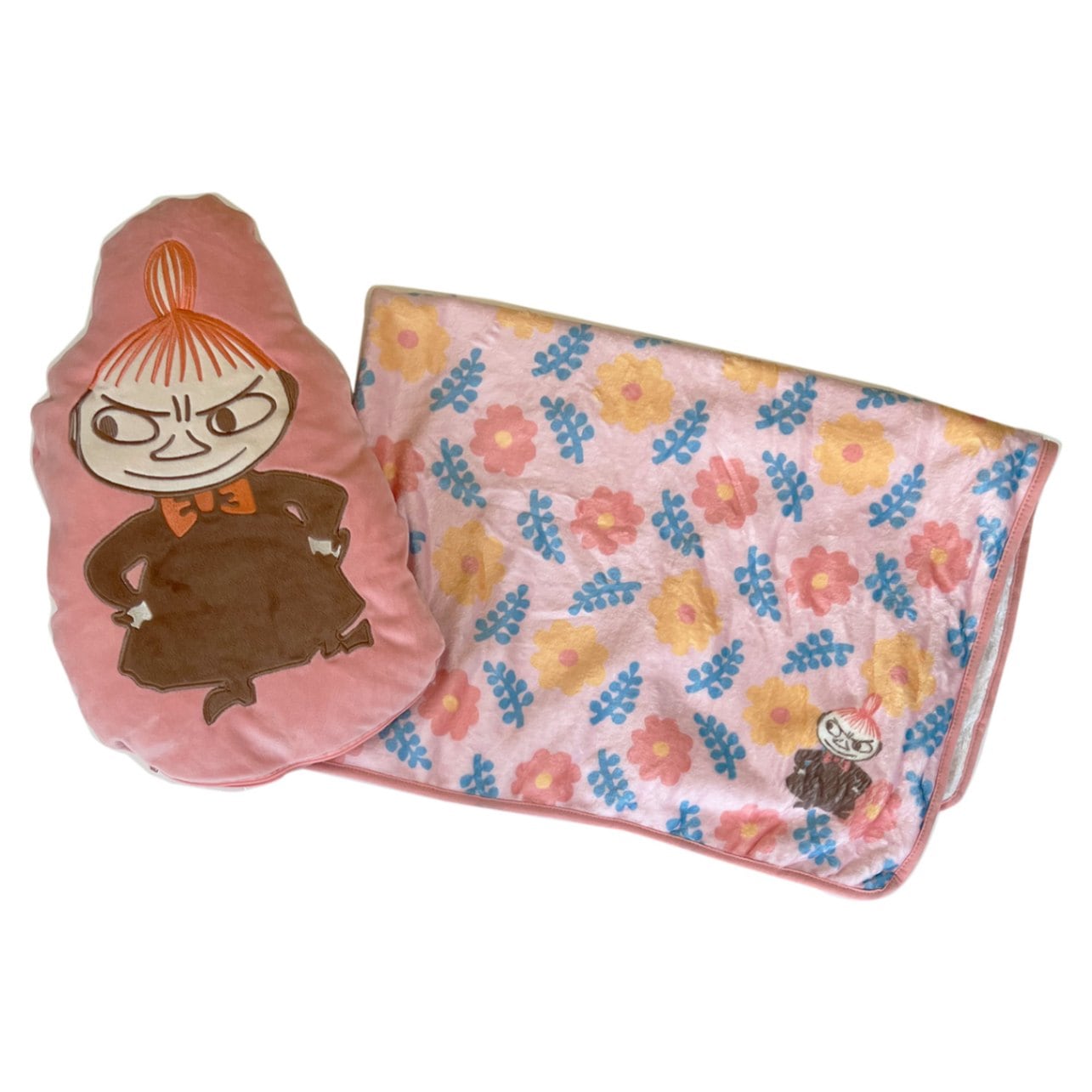 MOOMIN ムーミン ブランケット イン クッション リトルミイフラワー
