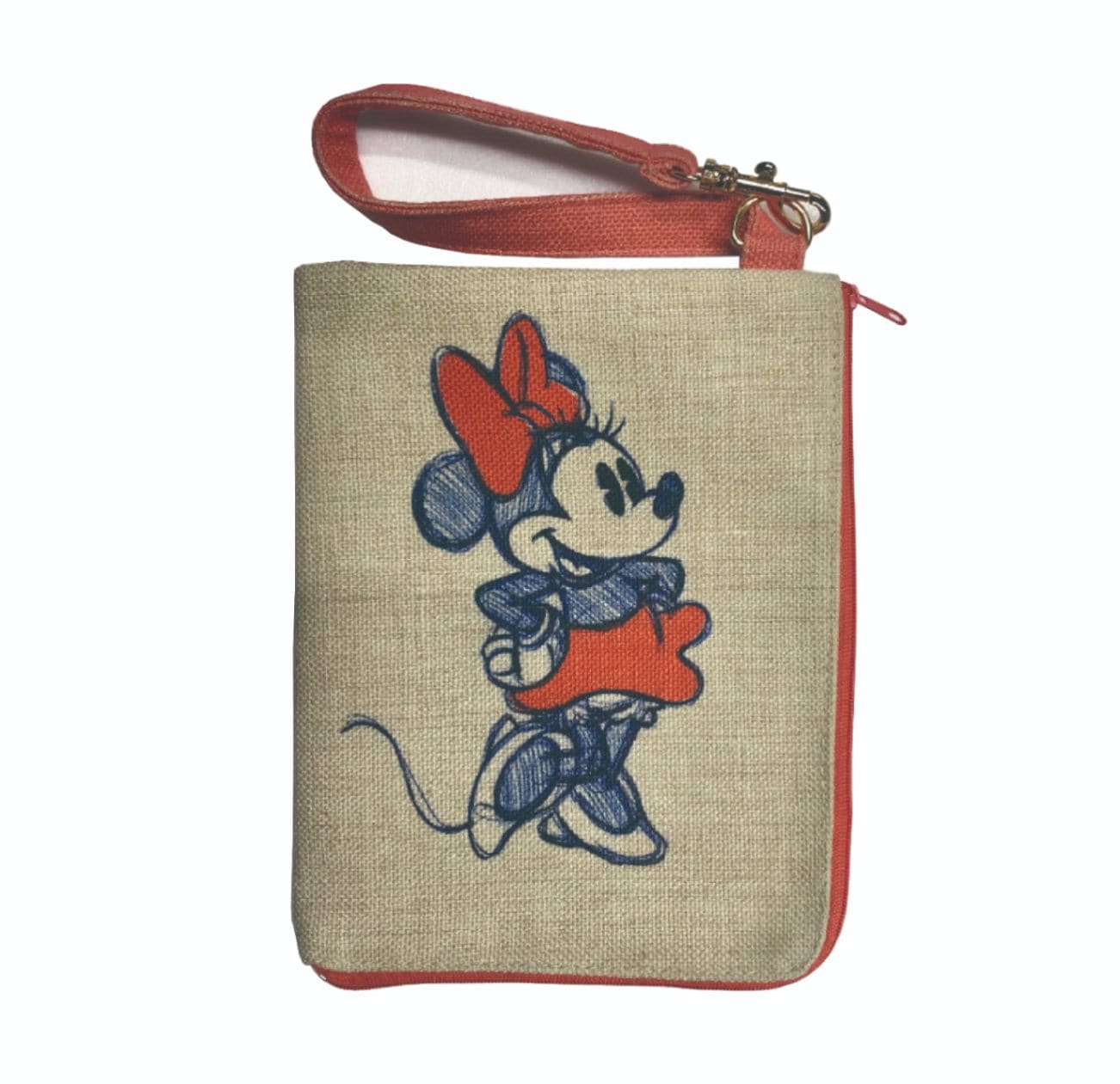 [公式]ディズニー ビンテージ風ストラップ付ポーチ ミニー  ランデヴー Rendez-Vous