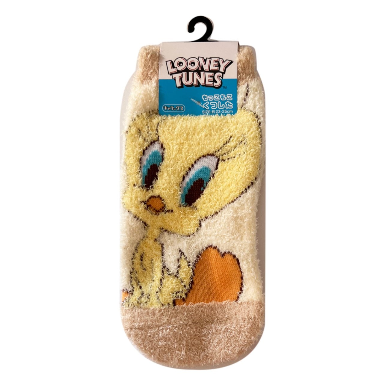 [公式] ルーニー・テューンズ もっこもこ靴下 / トゥイーティー  23~25cm