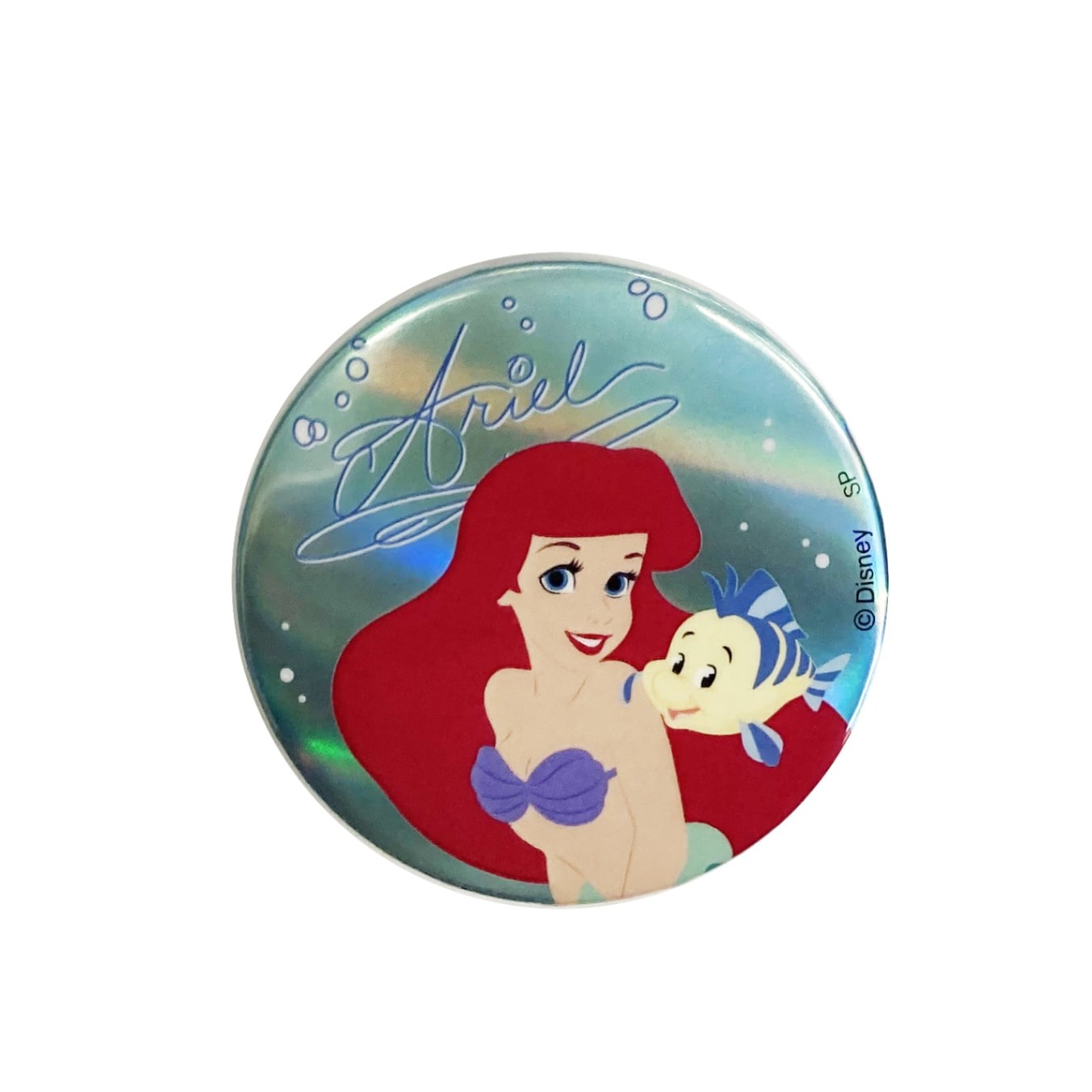 ディズニー プリンセス オーロラ缶バッジ アリエル