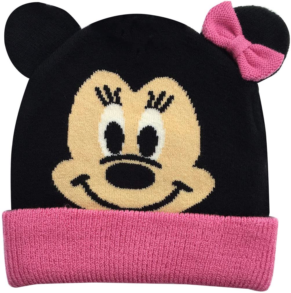[公式] Disney ディズニー キッズ ニットキャップ/ミニーマウス