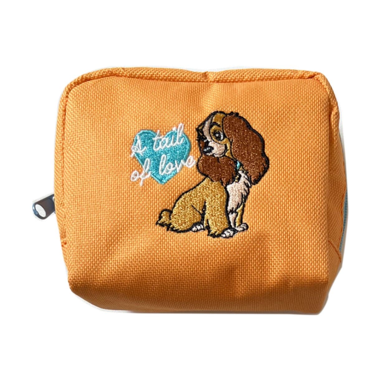 ディズニー ポリエステル刺繍 ポーチ レディ/ハート