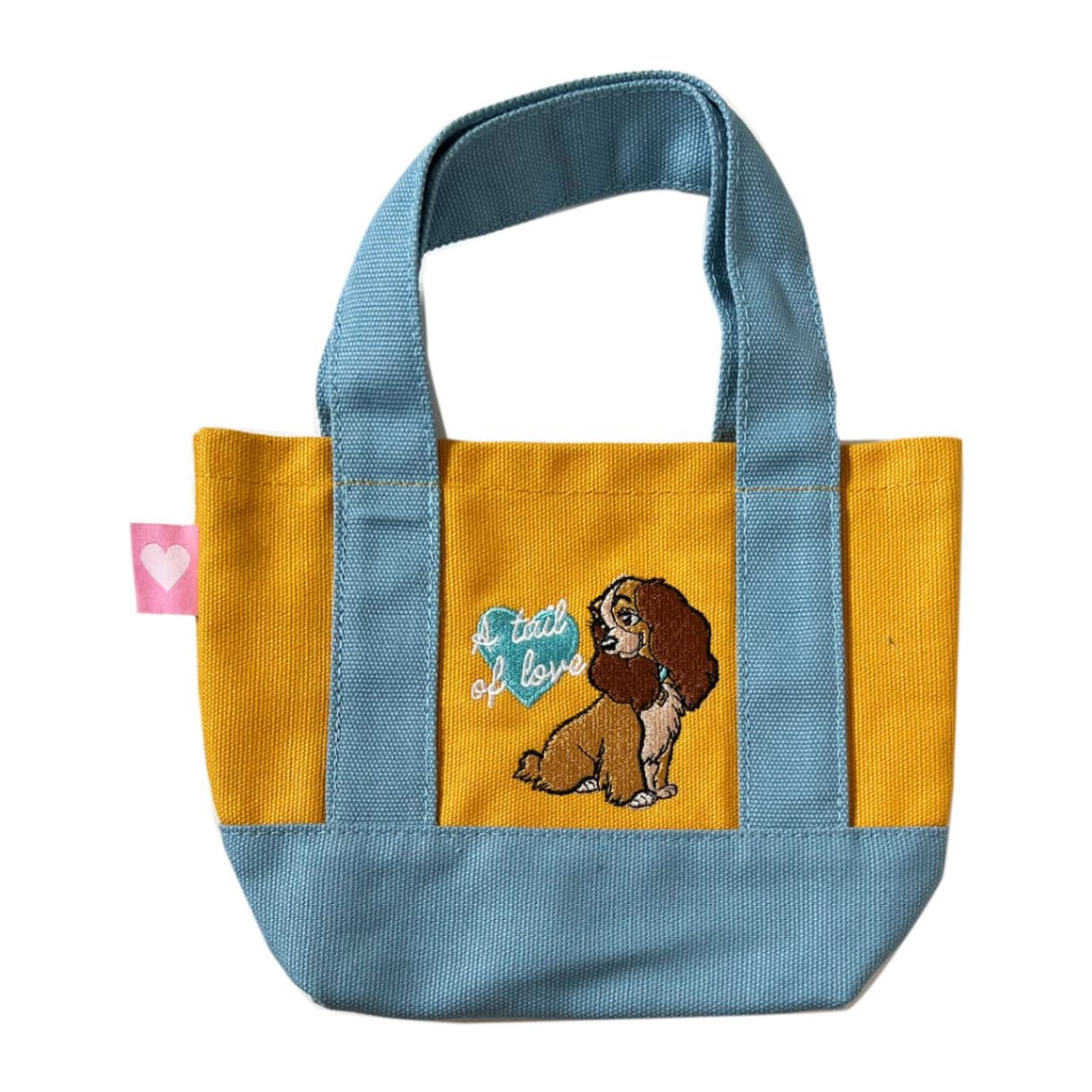 ディズニー ポリエステル刺繍 バッグ レディ/ハート