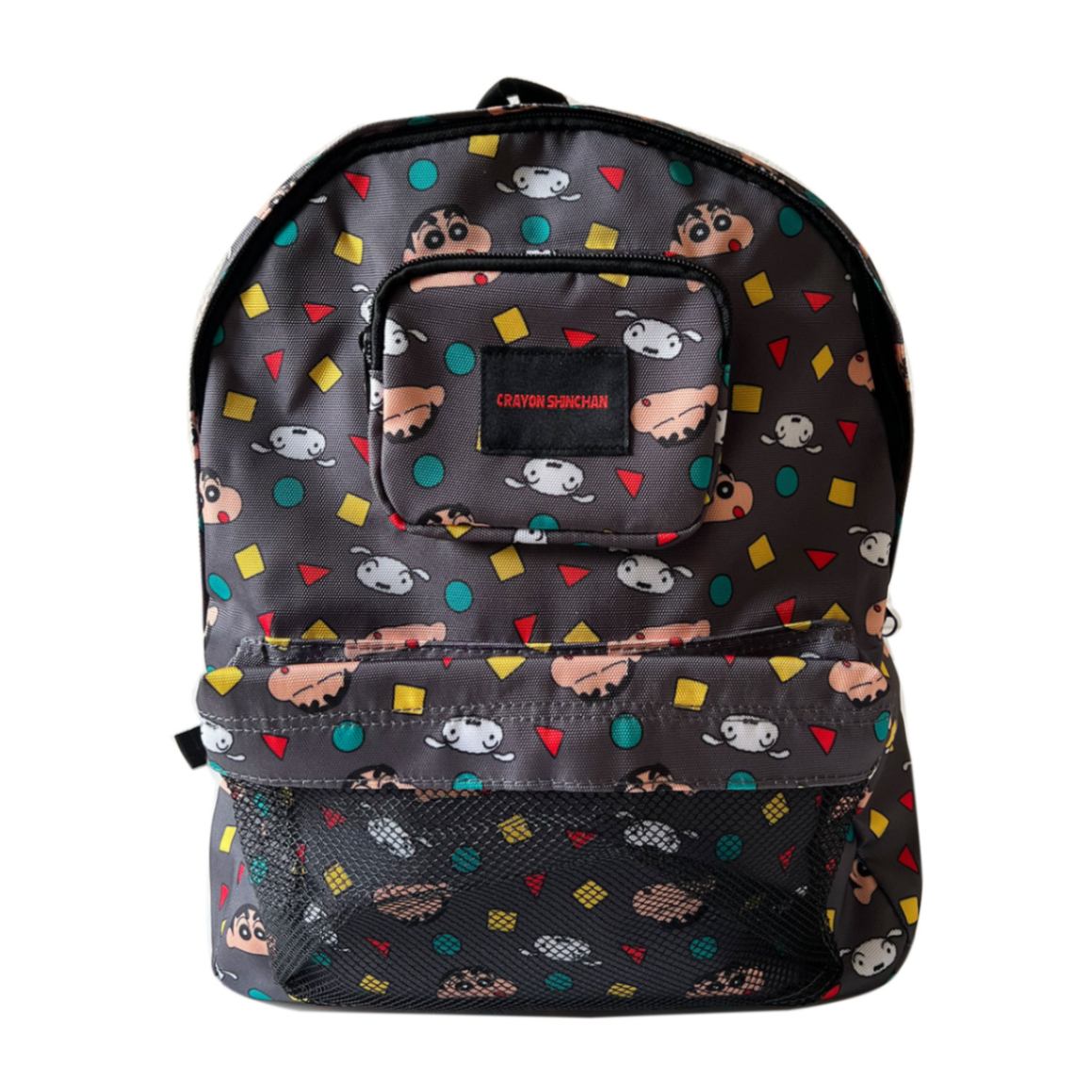クレヨンしんちゃん 総柄リュック しん＆シロフェイス