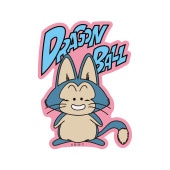 ドラゴンボール キャラクターステッカー プーアルロゴ