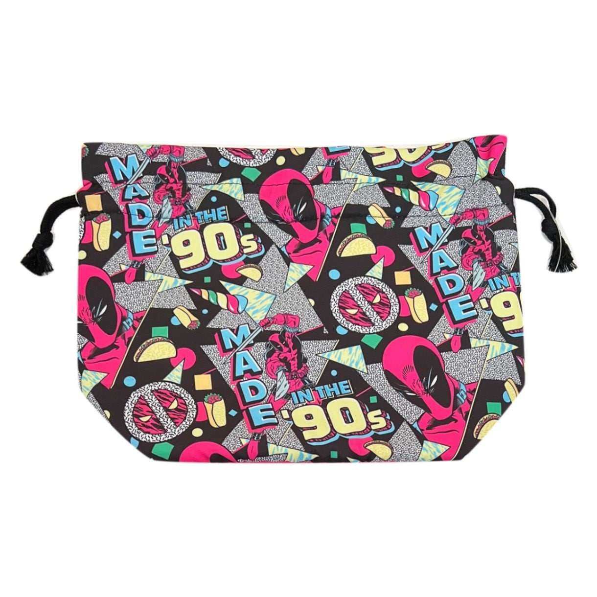 MARVEL マチ付き巾着 デッドプール ロゴ