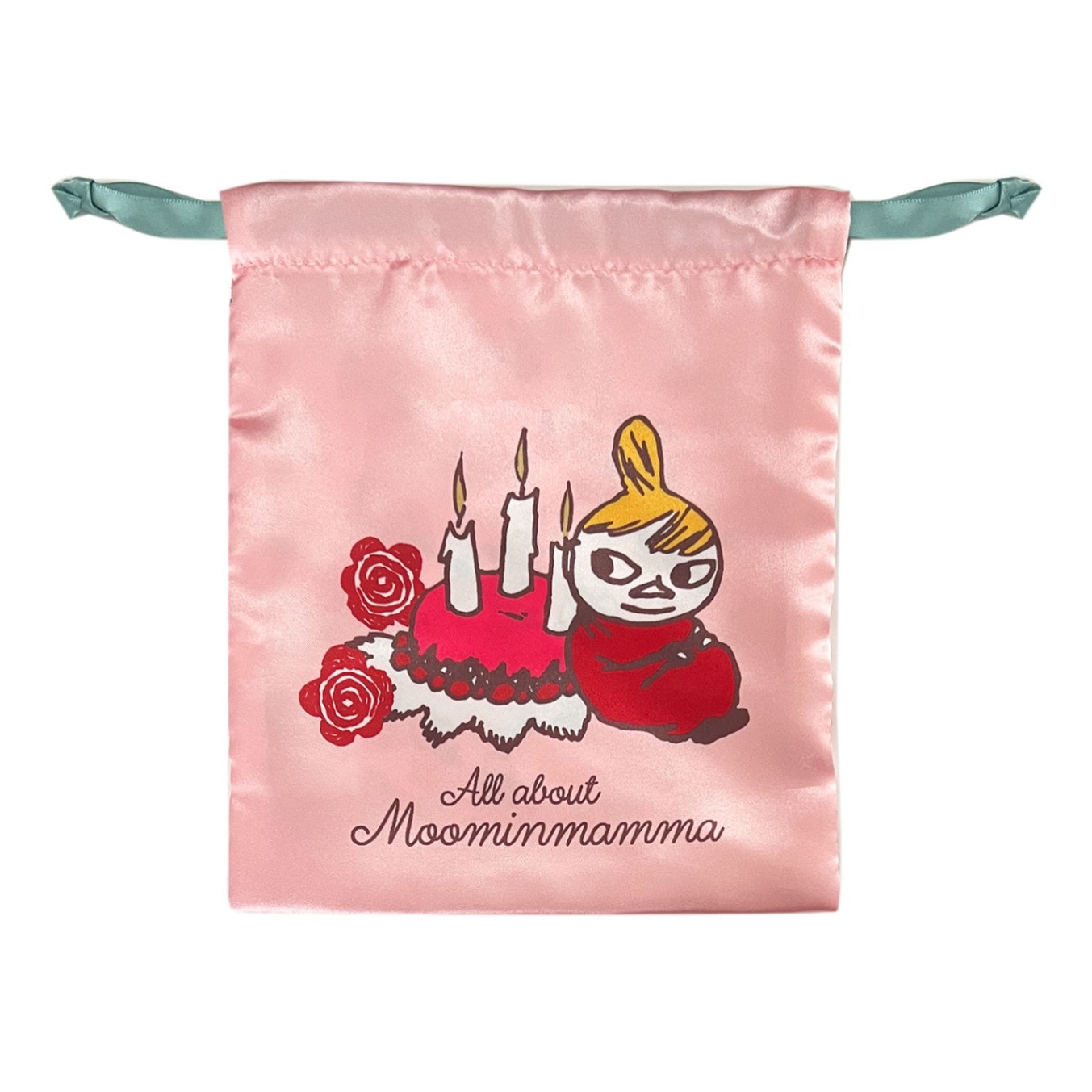 ムーミン リボン巾着 オールアバウト ピンク