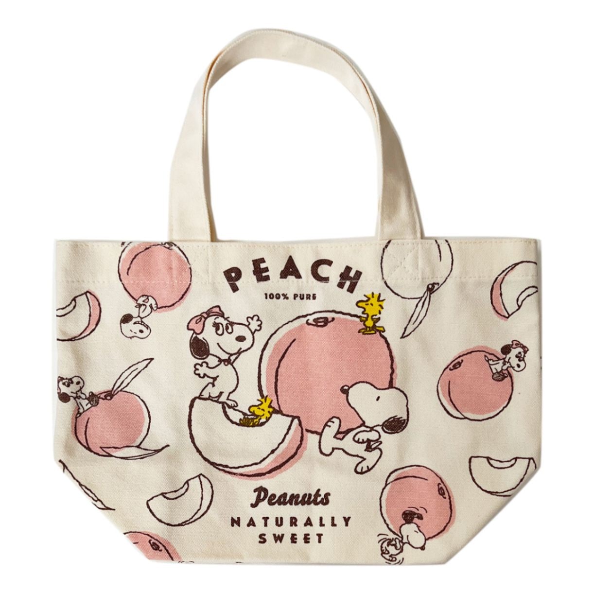 PEANUTS スヌーピー ランチバッグ ピーチ