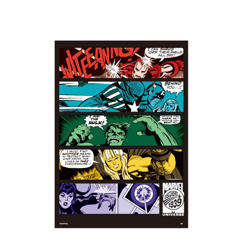 MARVEL ポスターステッカー ヒーローズ