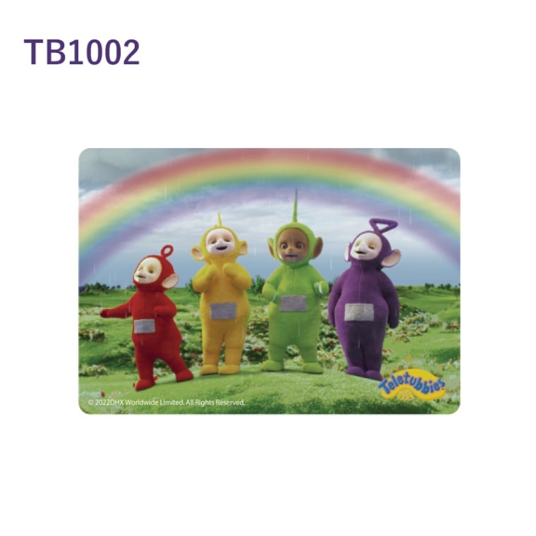 テレタビーズ キャラクターステッカー レインボー