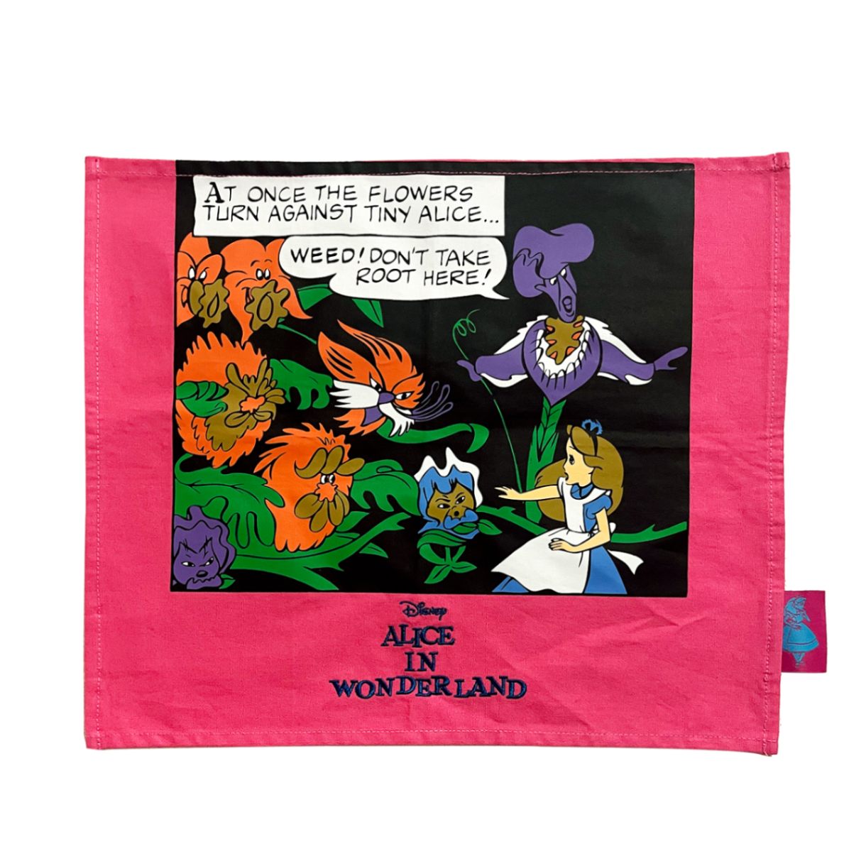 [公式]NOSTALGICA 　ディズニー/ノスタルジカ アリス/お花たち ファブリックポスター