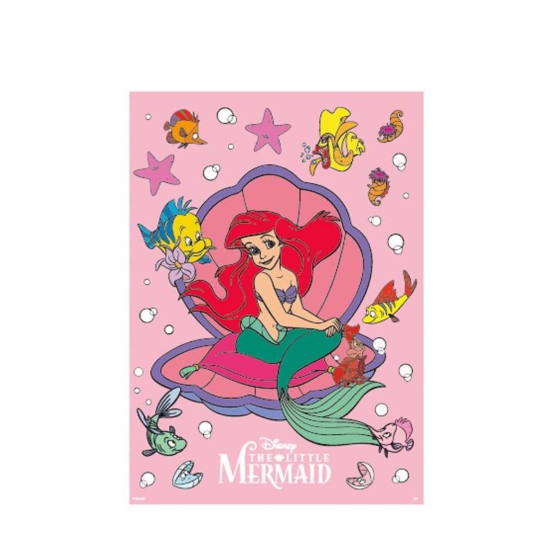 ディズニー ポスターステッカー リトルマーメイド/アリエル