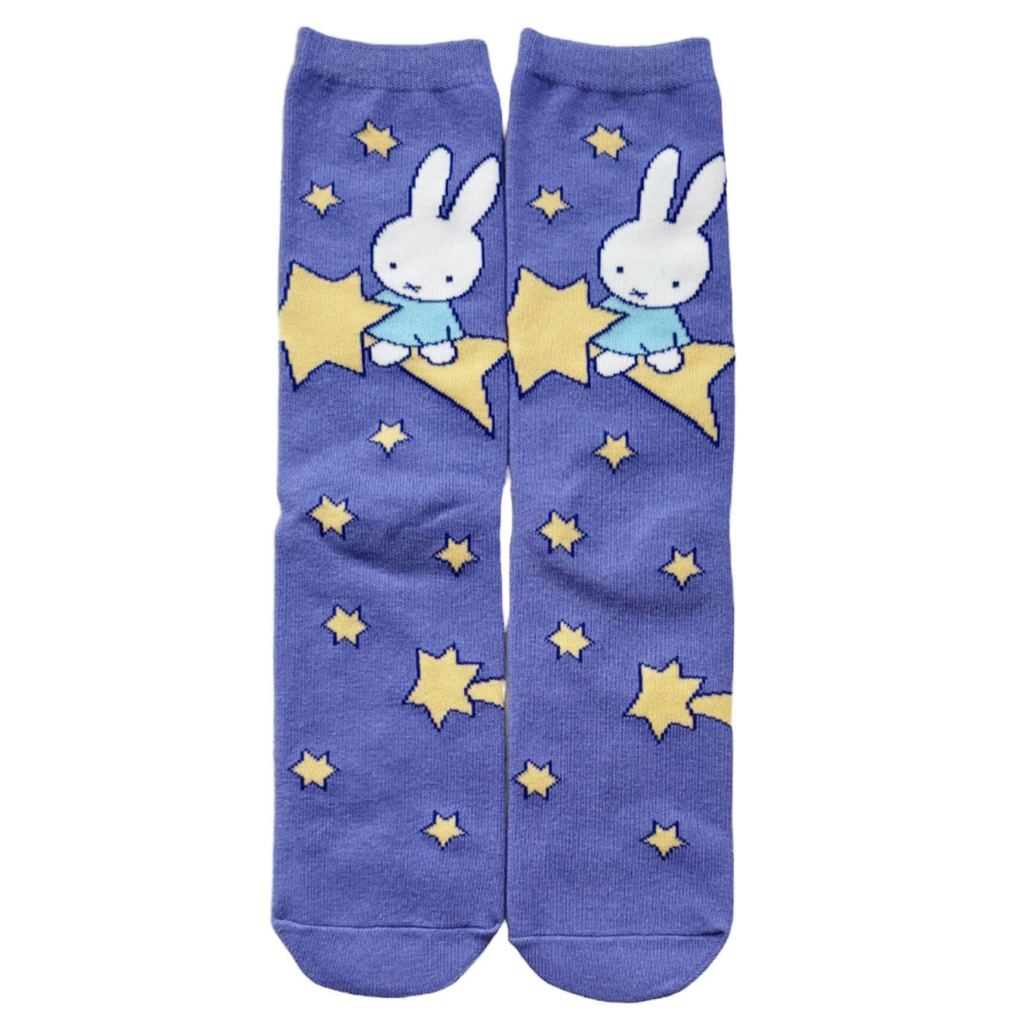 Dick Bruna ミッフィー ミドルハイソックス おほしさま