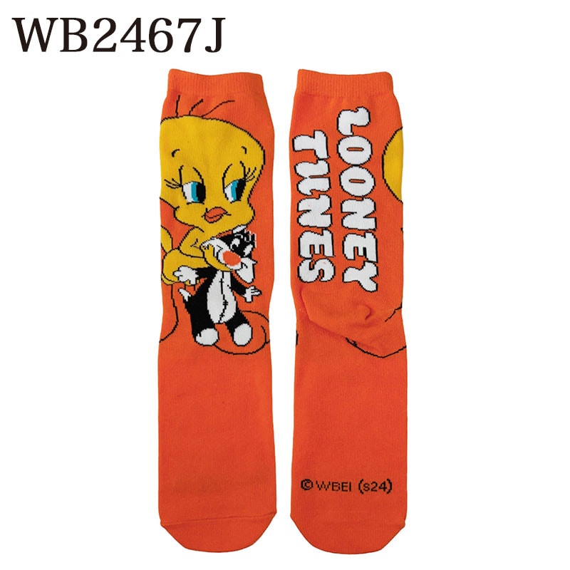 ルーニー・テューンズ ミドルハイソックスだっこ