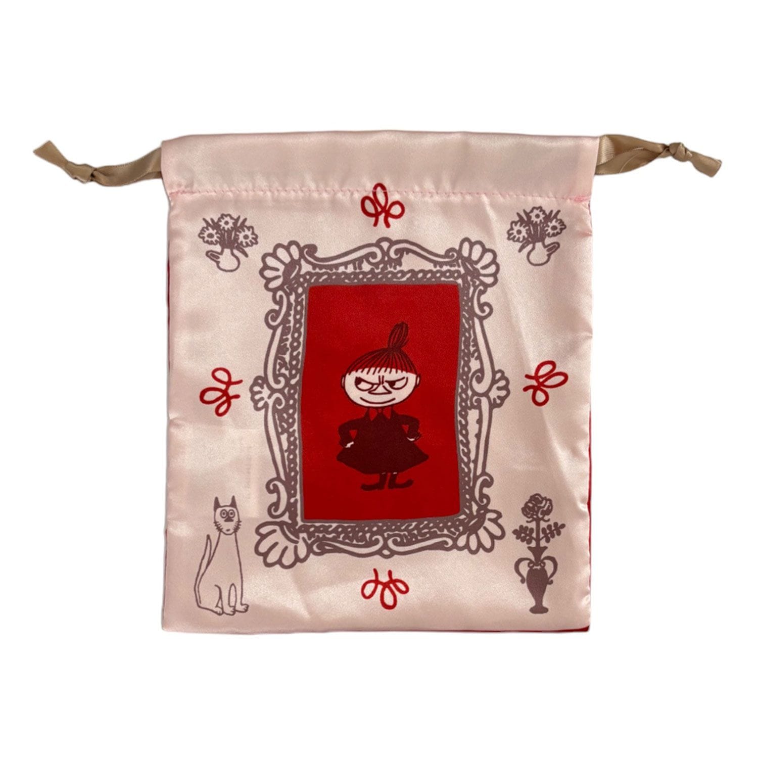 ムーミン リボン巾着 額縁