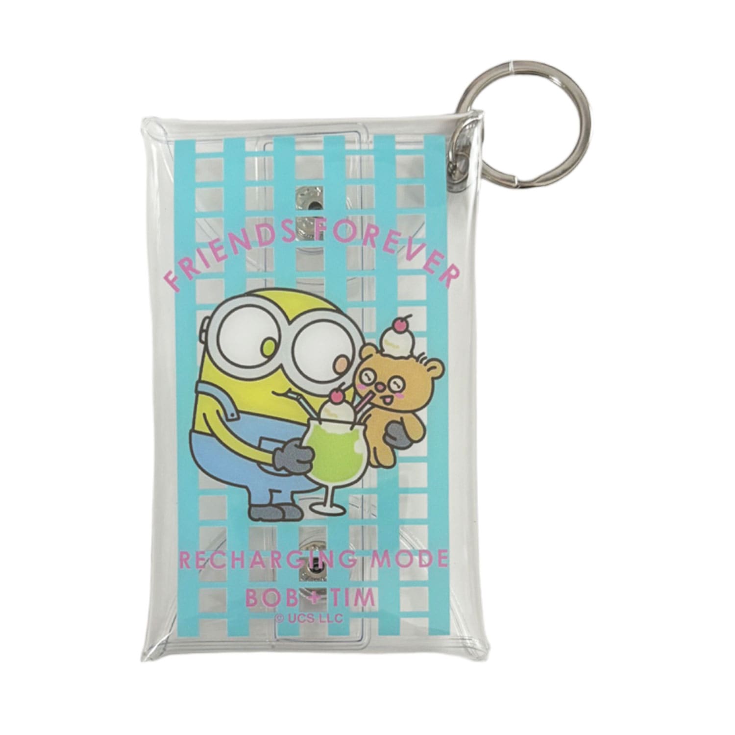 ミニオンズ クリアポーチ クリームソーダ