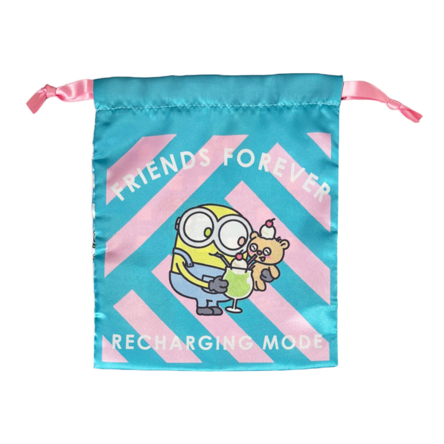 ミニオンズ リボン巾着 クリームソーダ